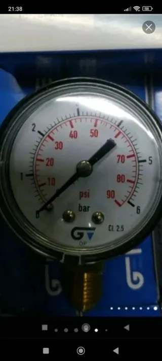 Manómetro Genebre 053 0-6 BAR