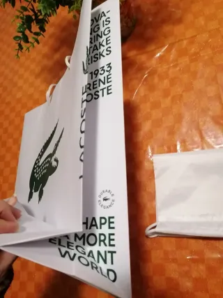 Shopper bag busta sacchetto Lacoste