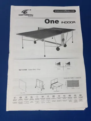 Mesa de Ping Pong Azul con Red