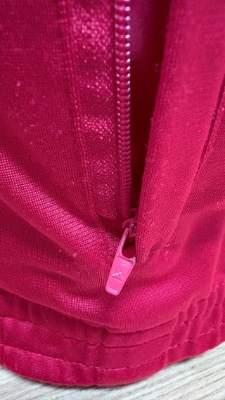 Chaqueta Adidas Vintage Roja y Gris