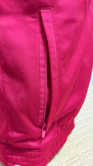 Chaqueta Adidas Vintage Roja y Gris