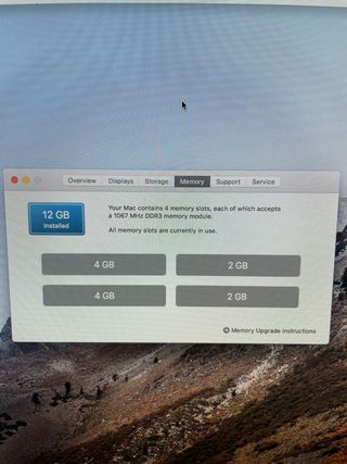 iMac 27 12GB RAM 2TB Almacenamiento