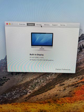 iMac 27 12GB RAM 2TB Almacenamiento