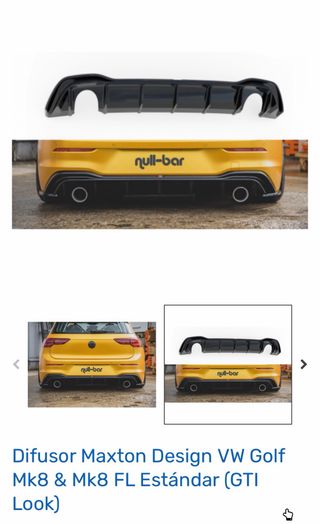 Escape deportivo con válvulas