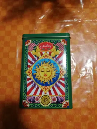 Scatola latta limone sole Sicilia Sicily Siciliana