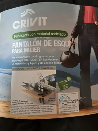 Pantalón de esquí OVS mujer T.44