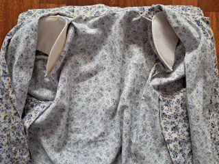 Blusa floreada vintage Mujer