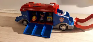 Autobús Patrulla Canina con vehículos y figuras