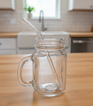 Boccale Pasabahce 0.45L con cannuccia