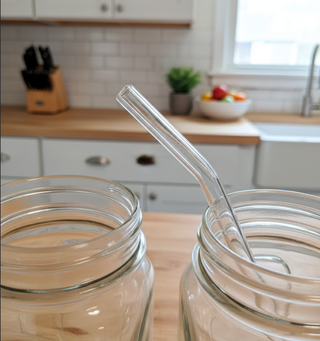 Boccale Pasabahce 0.45L con cannuccia