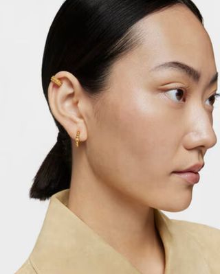 Pendientes Aros TOUS NUEVOS Gloss Baño Oro