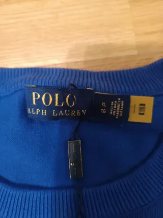 Jersey Polo Ralph Lauren Azul Talla XL