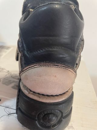 Botas New Rock Beige y Negro Talla 42