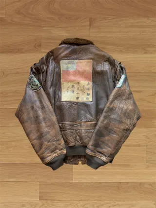 Giacca Avirex Pelle Top Gun Patch