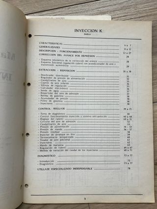 RENAULT 25 V6 INY MANUALES TALLER MOTOR K-JETRONIC