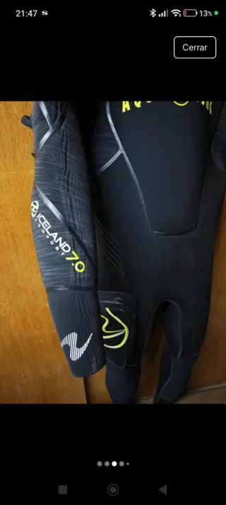 Traje Neopreno Semi Seco Aqualung Iceland 7.0