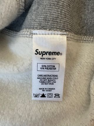 Supreme Sudadera Bandana Box Logo Gris