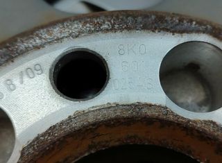 2104297 8k0601025as juego llantas audi a4 ber.