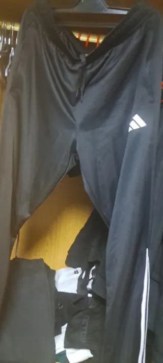 Chándal Adidas Negro y Blanco Talla L