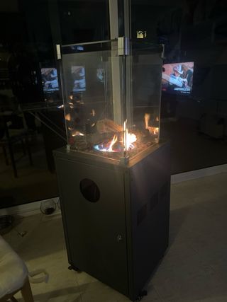 Chimenea Gas Exterior BLUMFELDT 8kW Cristal