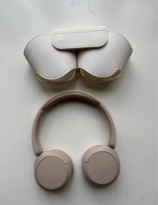 Cascos Sony Inalámbricos Beige/Blanco
