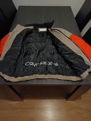 Cazadora Calvin Klein Jeans Beige y Naranja