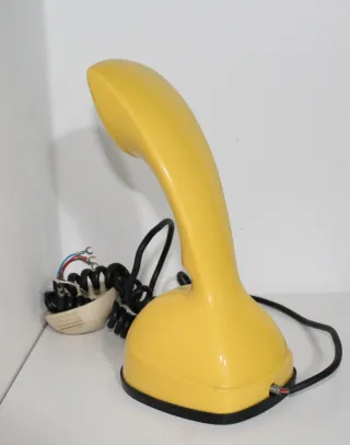 Ericsson Ericofon Cobra Telefono Vintage Giallo