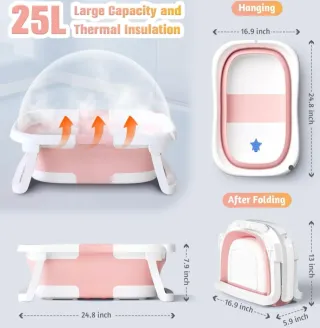 Bañera Plegable Bebé 25L