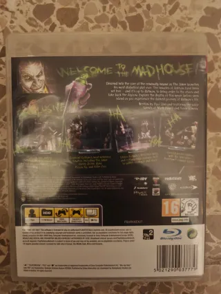 PS3 Batman Arkham Asylum Juego