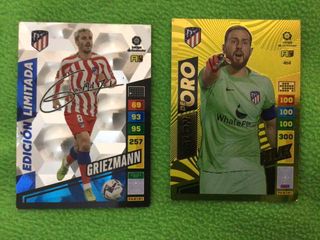 Cromo Griezmann Edición Limitada y Oblak
