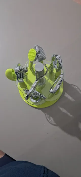 Set Utensili Cucina Acciaio e Plastica