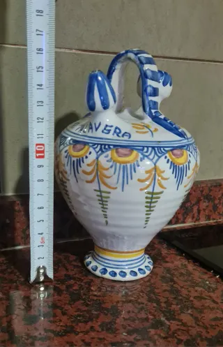 Botijo de cerámica Talavera