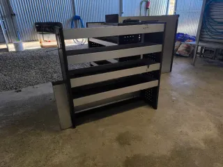 Mueble Estantería Metálica con Cajones