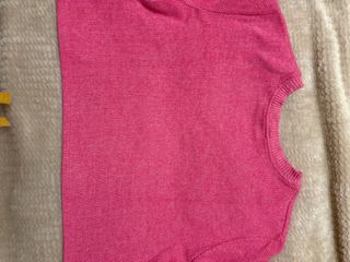 Jersey fino punto rosa corto