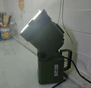 Lampada TOP LUX verde militare con filtri