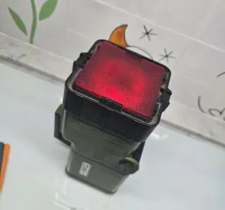 Lampada TOP LUX verde militare con filtri