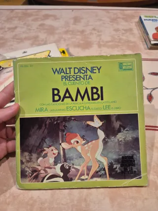 Vinilo Disney Bambi Cuento Infantil