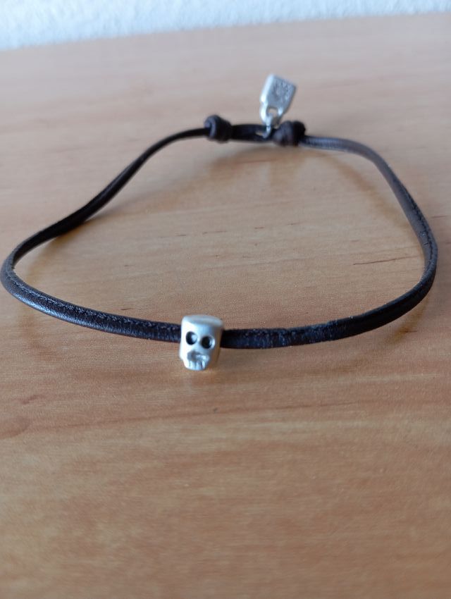 1 DE 50 CALAVERA NUDO CORREDIZO PULSERA.