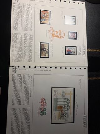 Sellos España 1986 nuevos en hojas Torres