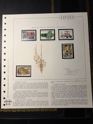 Sellos España 1986 nuevos en hojas Torres