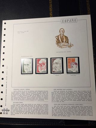 Sellos España 1986 nuevos en hojas Torres