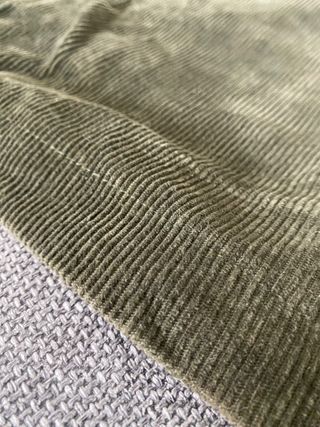 Minigonna vintage in velluto a coste