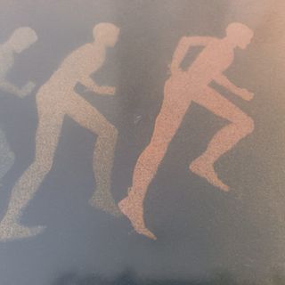 Cuadro original corredor abstracto