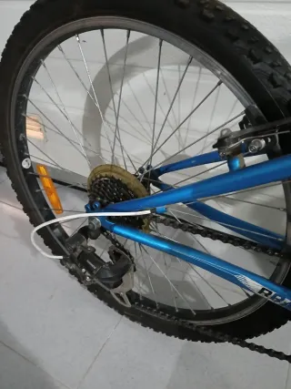 Bicicleta Rockrider 24 Azul