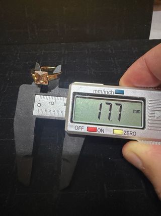 Anillo Acero Baño Oro Circonita Multicolor