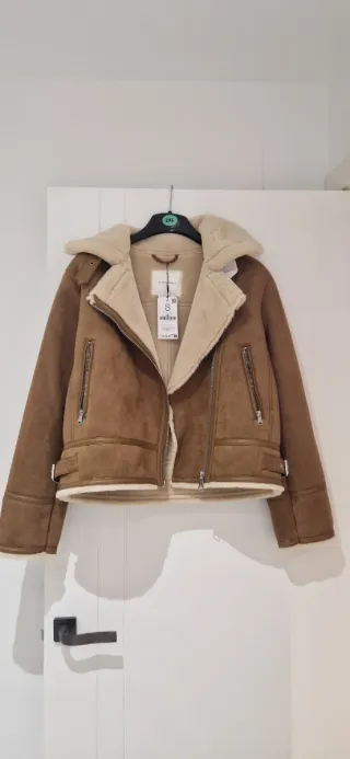 Chaqueta marrón con pelo