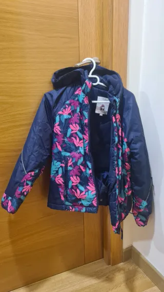 Abrigo niña DPAM estampado floral