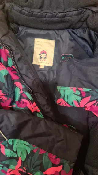 Abrigo niña DPAM estampado floral