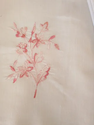 Asciugamani viso ricamati floreali