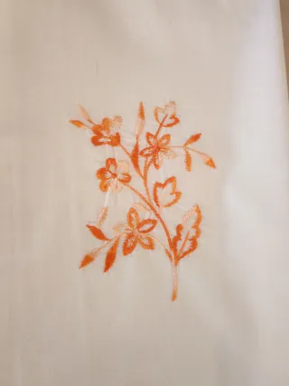 Asciugamani viso ricamati floreali